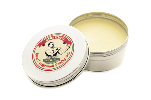 Manly Stanley Shave Soap Tin